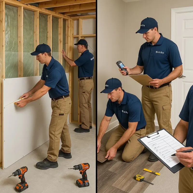 Repairs and Reconstruction process in Denton, MD